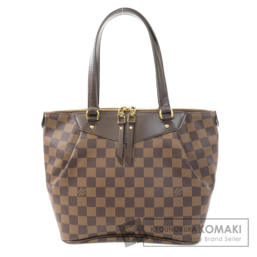 Louis Vuitton Westminster Damier Ebene Brown Tote Bag Canvas